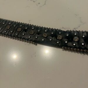 Source Unknown Black Studded Belt